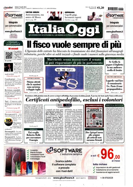 Italia oggi : quotidiano di economia finanza e politica